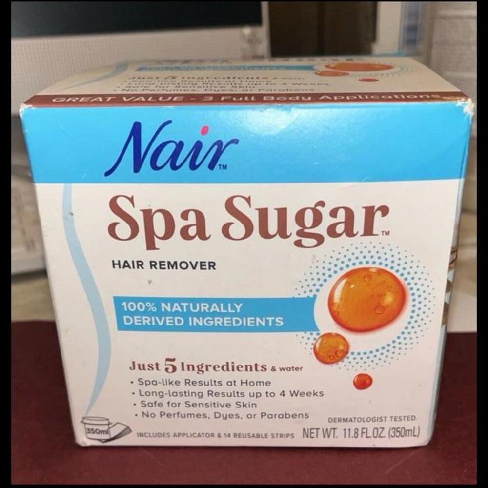 NAIR spa sugar hair remover kit